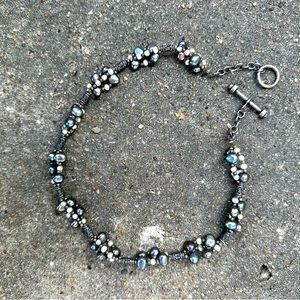 Handmade mixed pearl necklace